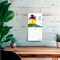 Live with Intention | 2026 7 x 14 Inch (Hanging) Monthly Mini Wall Calendar | Featuring the Artwork of Renee Locks